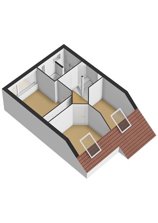 Plattegrond - Schoonenburgsingel 158, 2135 GE Hoofddorp - Schoonenburgsingel 158_1e verdieping_3D.jpg